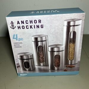Anchor Hocking 4 pc Canister